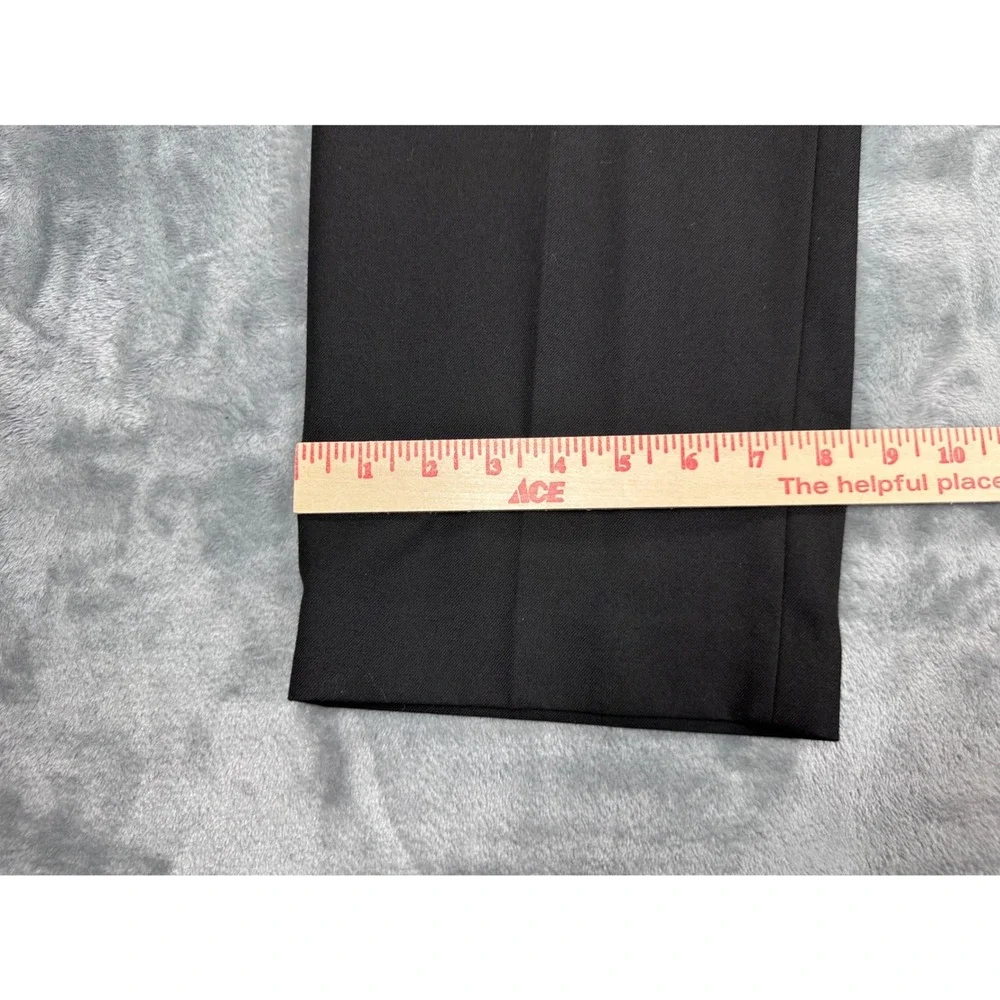 Lauren Ralph Lauren Mens Black Dress Pants Flat Front Trousers 38W x 34L CA01129
